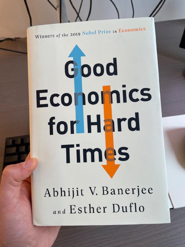 Good economics for hard times book cover