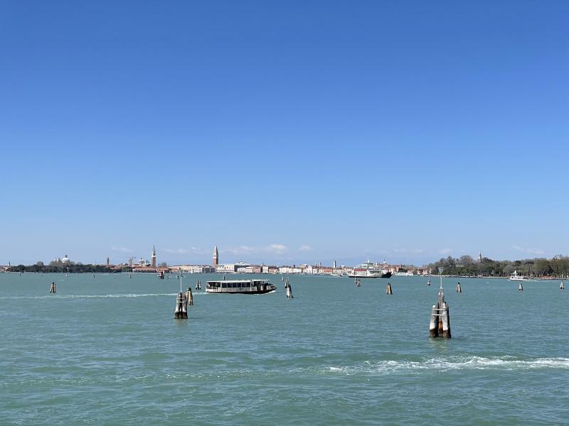 View on Venice from Lido do Venezia