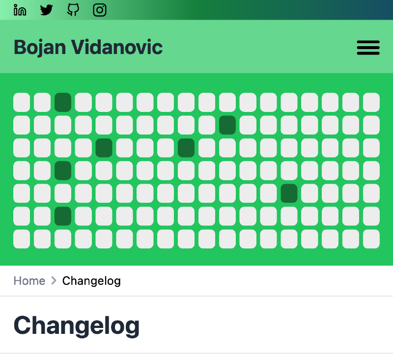 calendar heatmap visualization